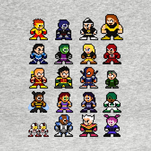 8-Bit Teenage Titans by 8-BitHero